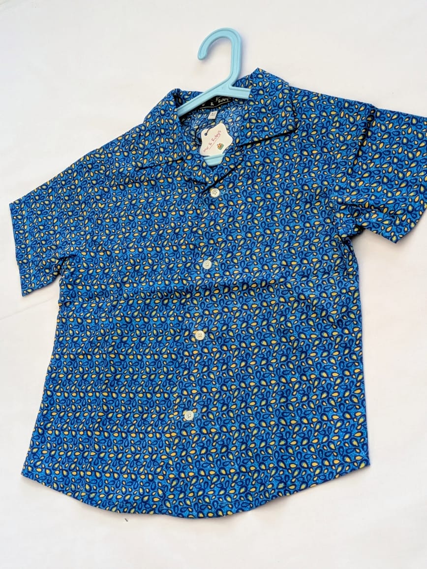 Boys’ Short Sleeves Printed Shirt(5-15yrs)