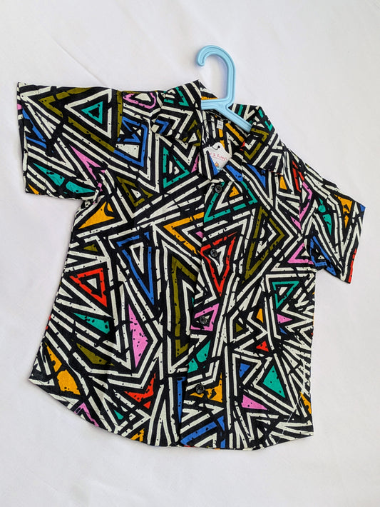 Boys’ Short Sleeves Printed Shirt(5-15yrs)