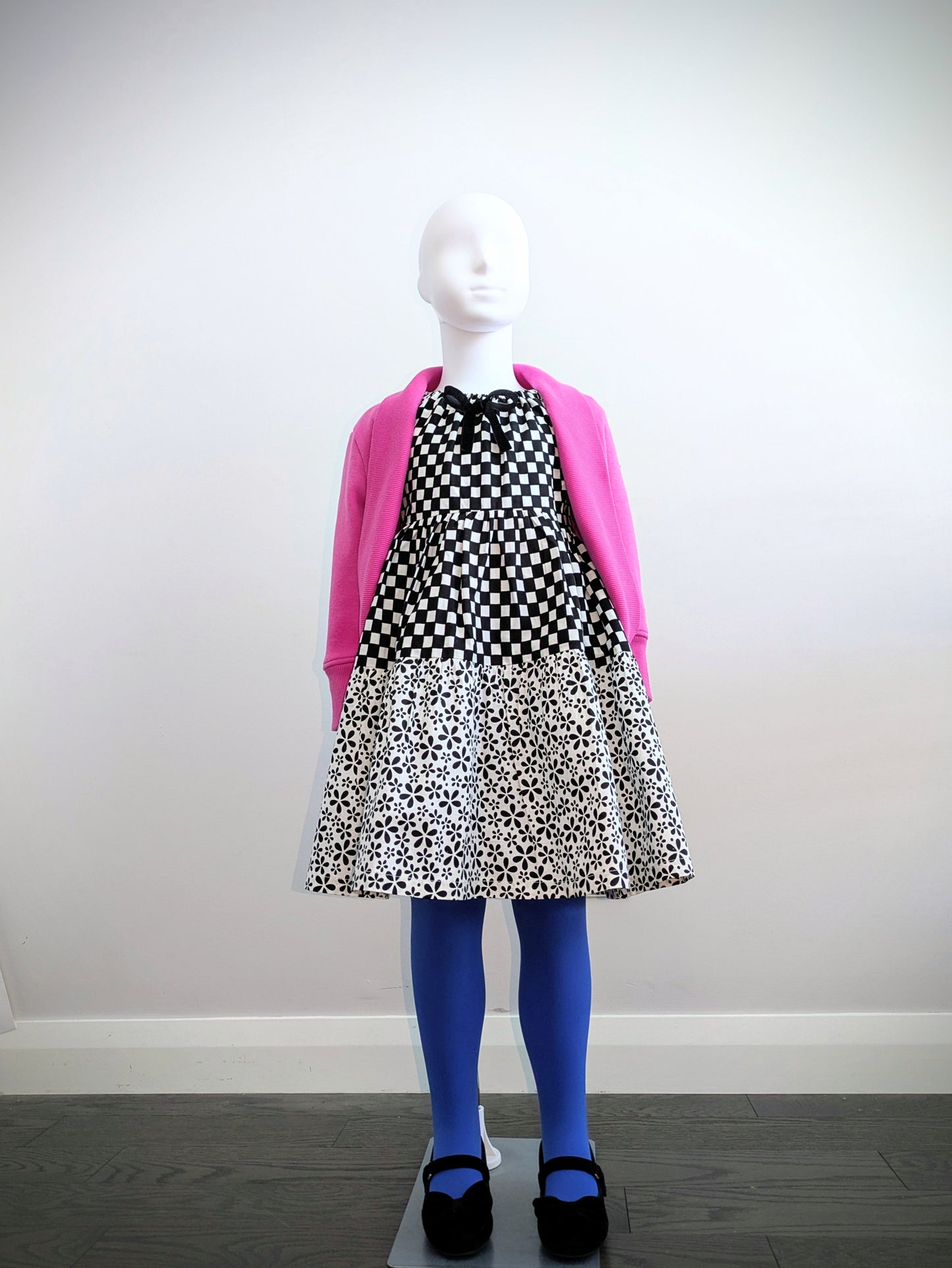 Girls’ Mixed African Prints Tiered Summer Dress ( 5-9 yrs)