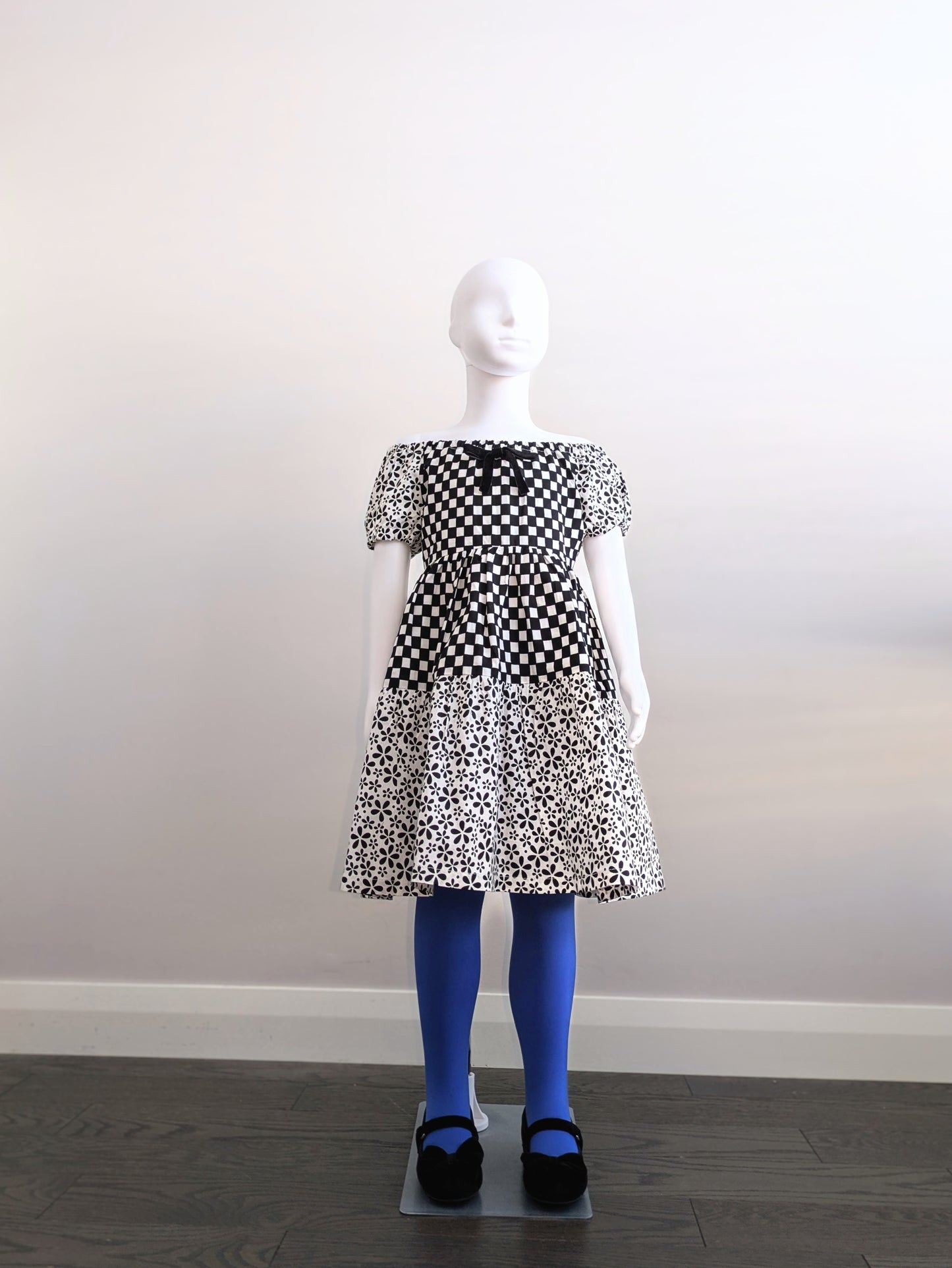 Girls’ Mixed African Prints Tiered Summer Dress ( 5-9 yrs)