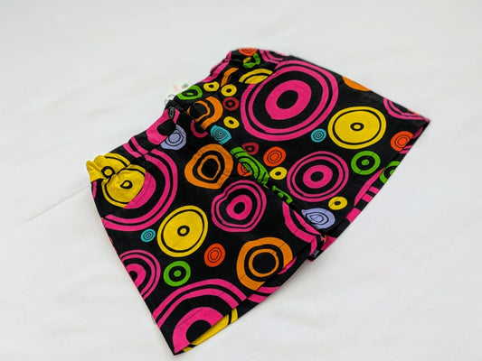 Girls’ African Print Adjustable Waist Shorts- (7-15yrs)