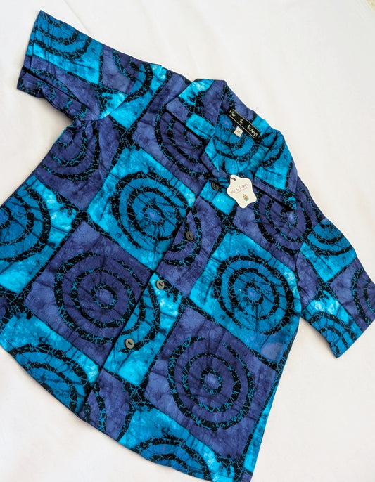 Boys’ Short Sleeves Printed Shirt(5-15yrs)